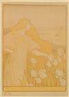 PAUL BERTHON (1871-1909). [DECORATIVE PANELS]. Group of 3 panels. Sizes vary. Chaix, Paris.